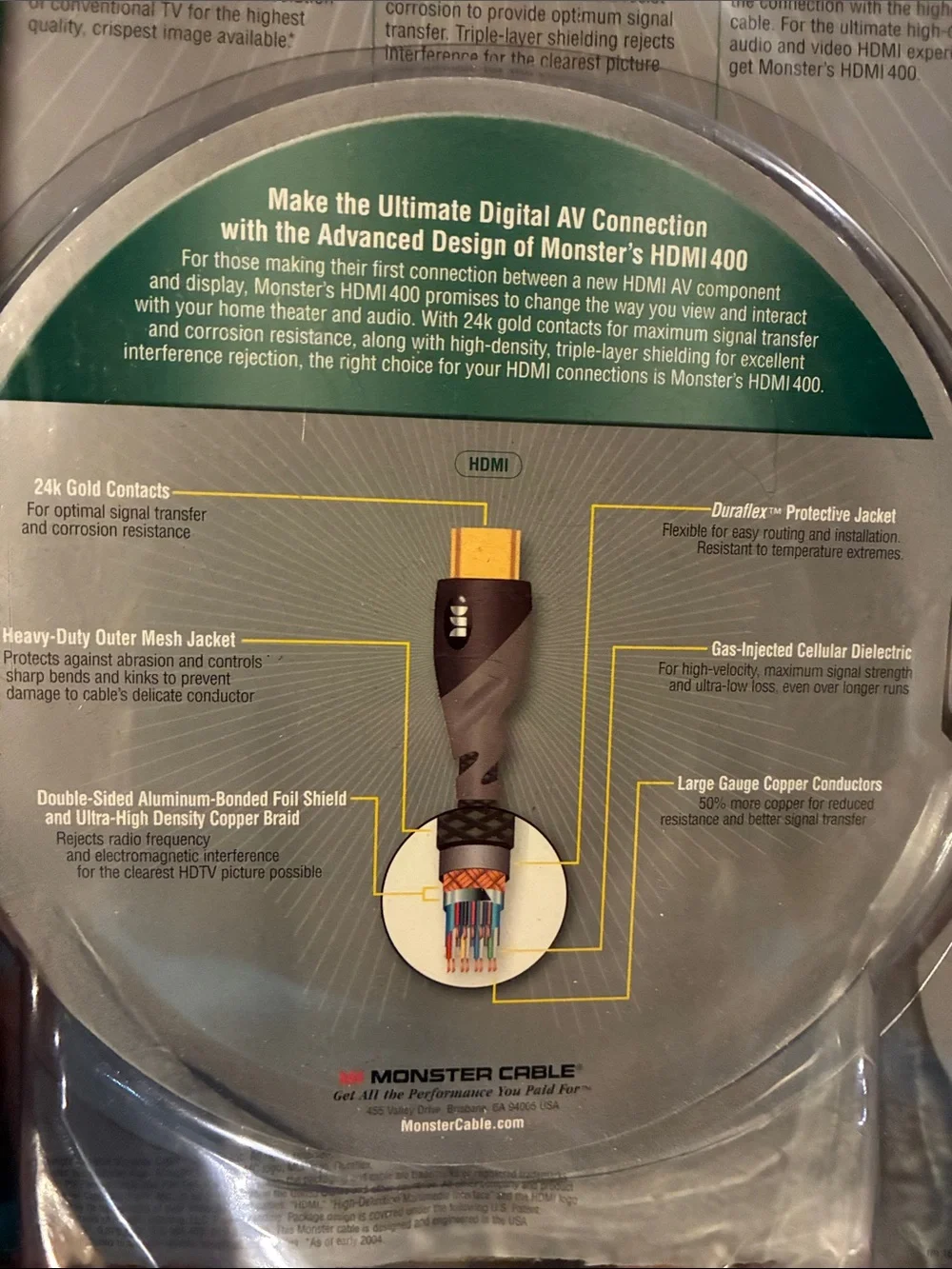 400 HDMI Cable 2m - Black